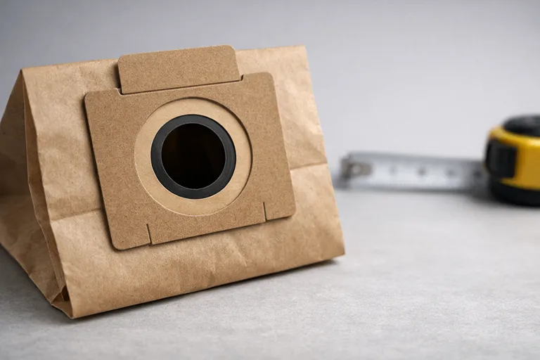 پاکت جاروبرقی پارس خزر 104 – نمای نزدیک دهانه و کیفیت ساخت